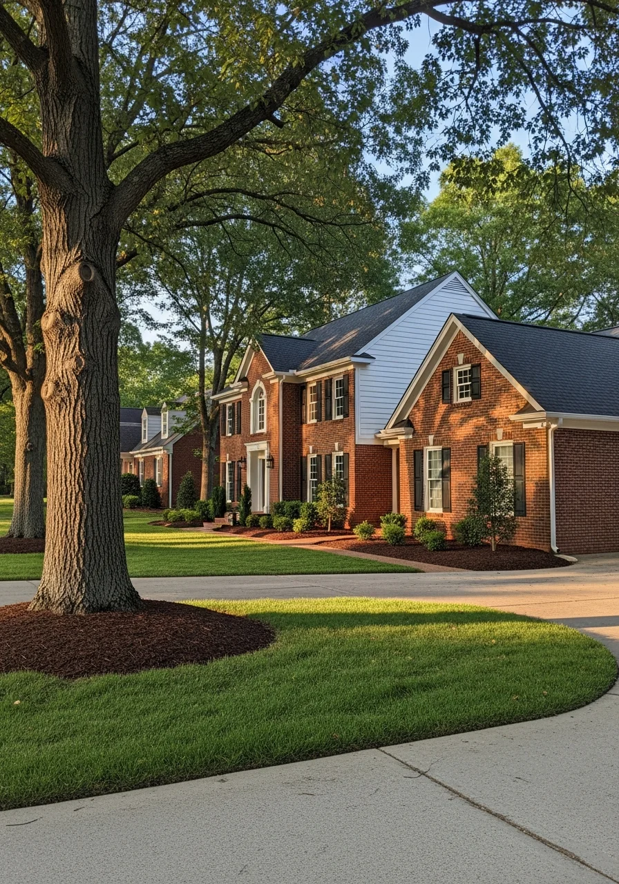 Residential home in Glen Allen with updated exterior and professional landscaping details.